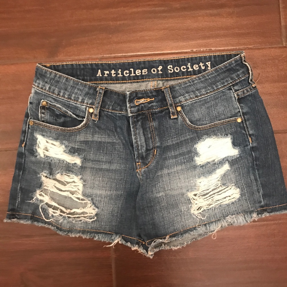 Articles of society jean shorts